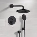 Remer SFH82 Matte Black Shower System With 8